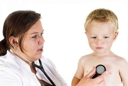 Dítě, lékař, prohlídka, prevence, fonendoskop