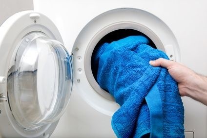prádlo v pračce