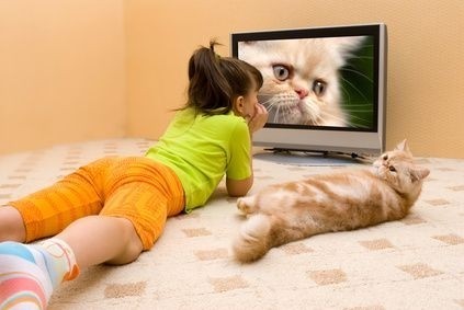 Dítě u televize