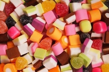 bonbóny, cukr, sladkosti, sladké, cukrovka, diabetes, barvy